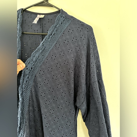 Navy Blue Cardigan - Picture 4 of 4